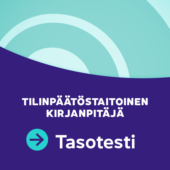 Tilinpäätöstaitoinen kirjanpitäjä -tasotesti